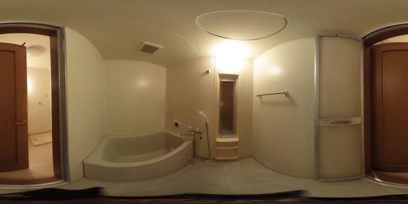 パノラマ画像バスルーム