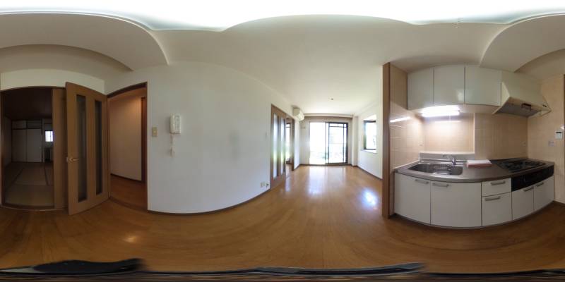 パノラマ画像リビング