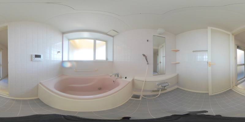 パノラマ画像バスルーム