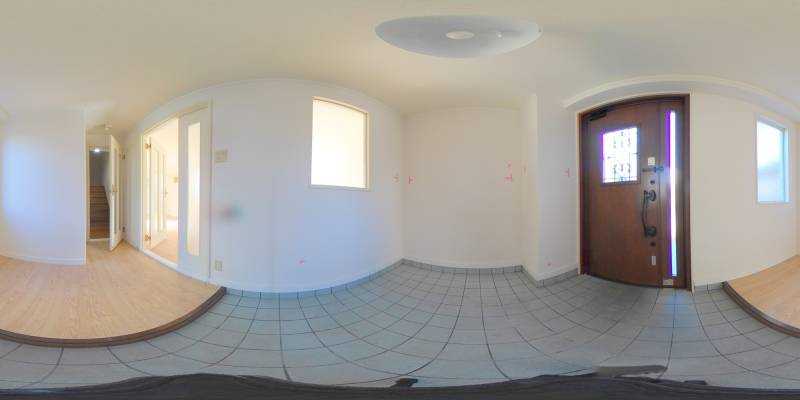 パノラマ画像玄関