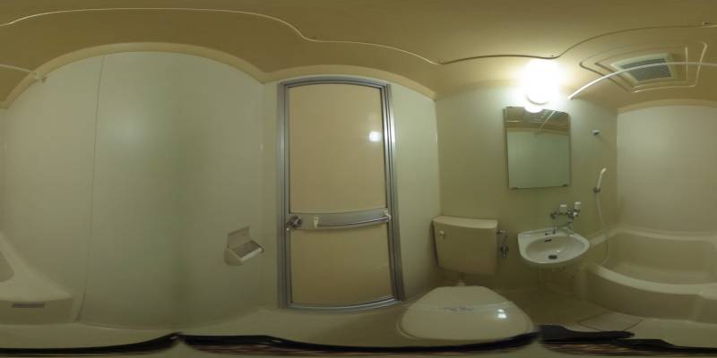 パノラマ画像バスルーム