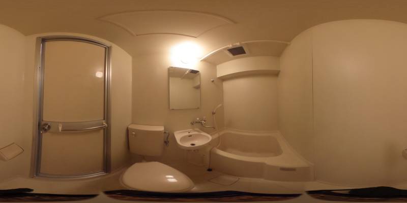 パノラマ画像バスルーム