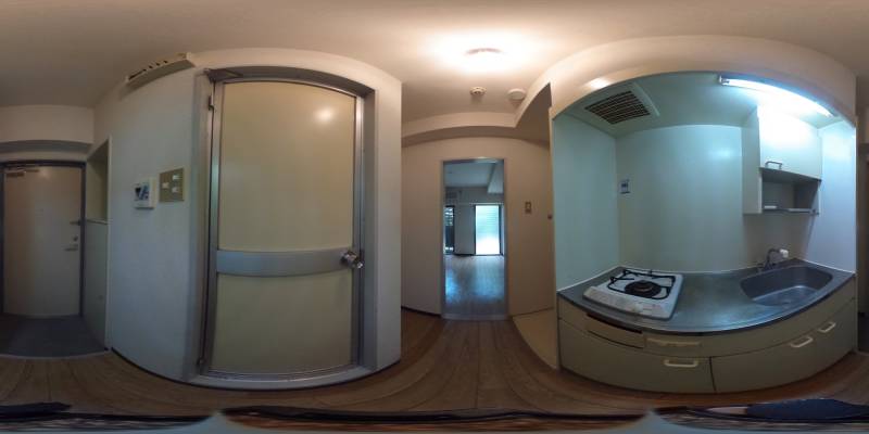 パノラマ画像キッチン