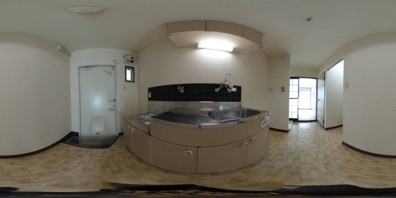 パノラマ画像キッチン