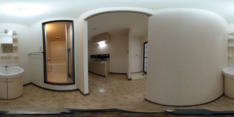 パノラマ画像洗面所