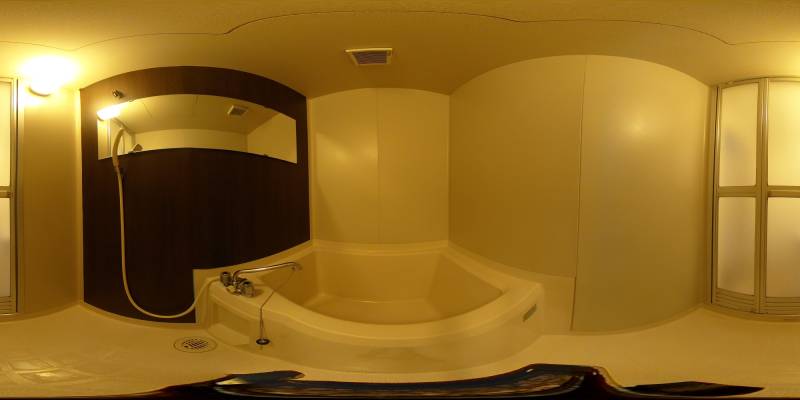 パノラマ画像バスルーム