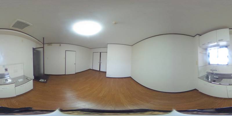 パノラマ画像キッチン