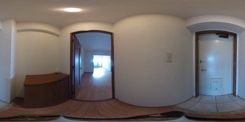 パノラマ画像玄関