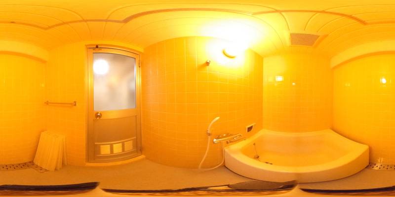 パノラマ画像バスルーム