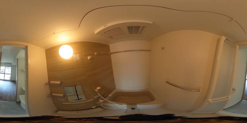 パノラマ画像バスルーム