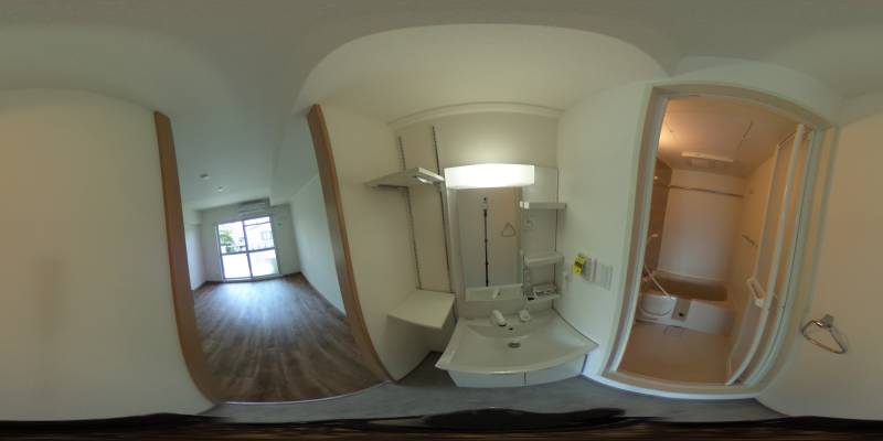 パノラマ画像洗面所