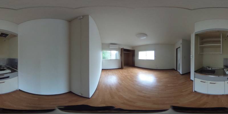 パノラマ画像キッチン