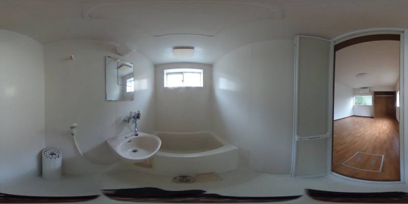パノラマ画像バスルーム