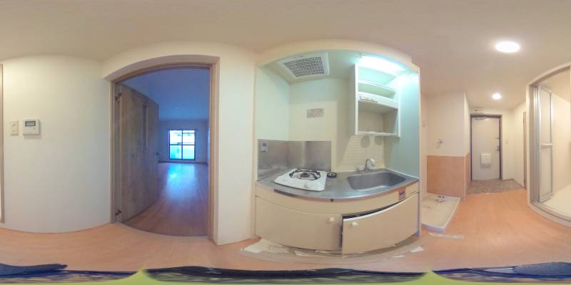 パノラマ画像キッチン