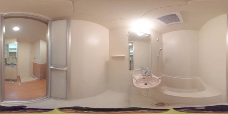 パノラマ画像バスルーム