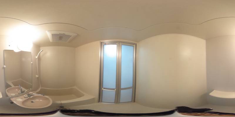 パノラマ画像バスルーム