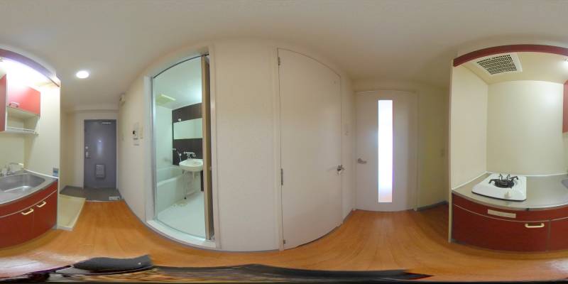 パノラマ画像キッチン