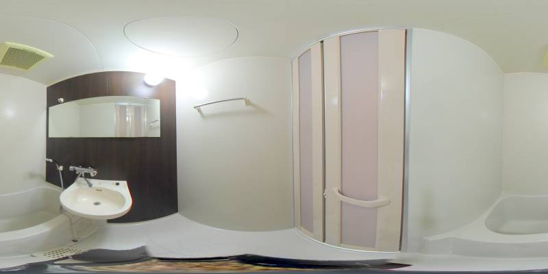 パノラマ画像バスルーム