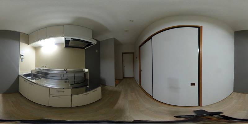 パノラマ画像キッチン