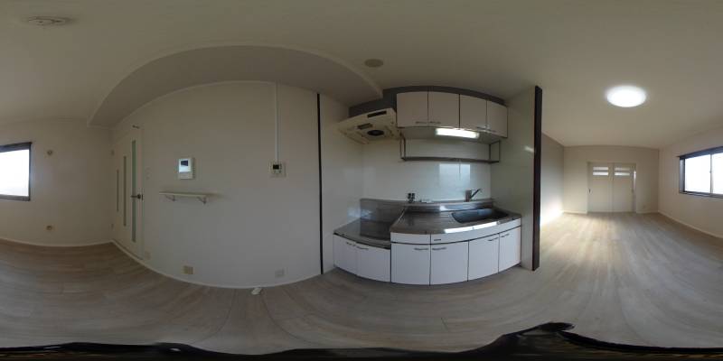 パノラマ画像キッチン
