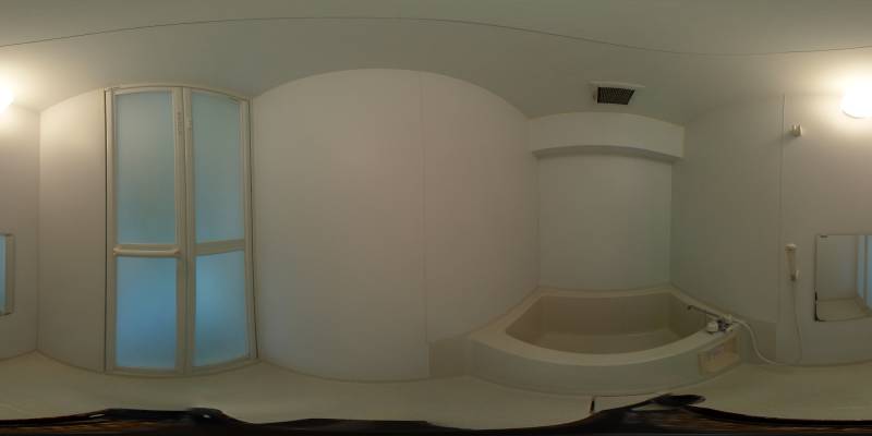 パノラマ画像バスルーム