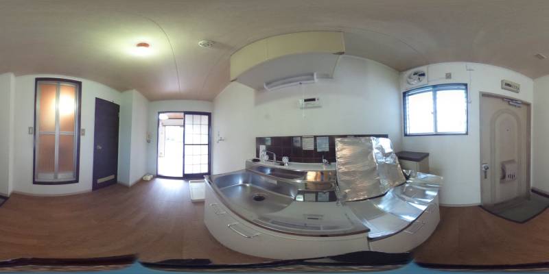 パノラマ画像キッチン