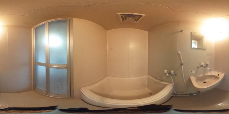 パノラマ画像バスルーム