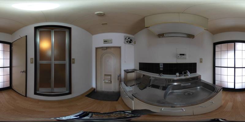 パノラマ画像キッチン