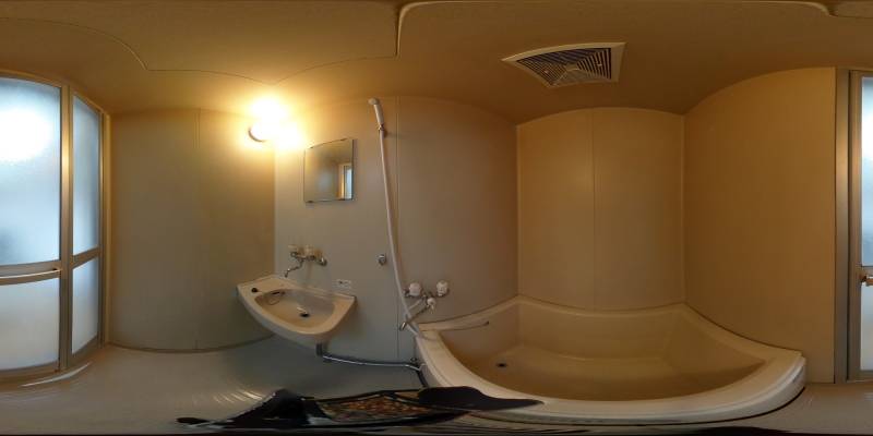 パノラマ画像バスルーム