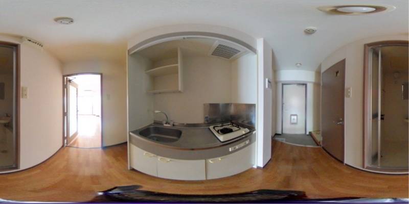 パノラマ画像キッチン