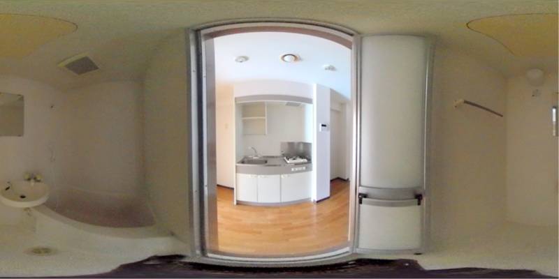 パノラマ画像バスルーム