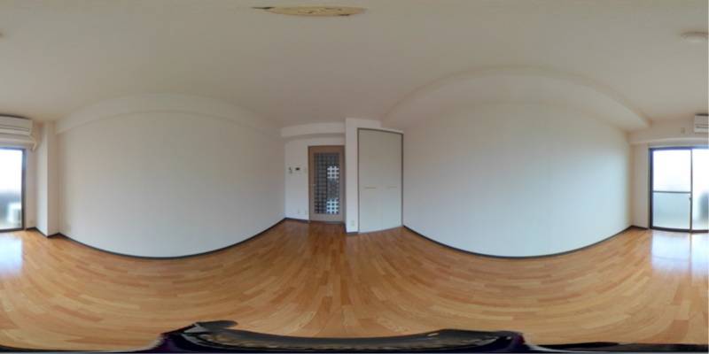 パノラマ画像洋室