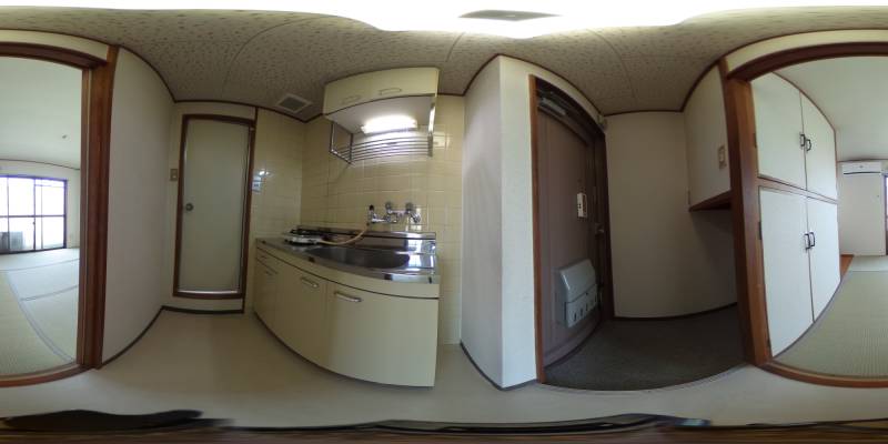 パノラマ画像キッチン