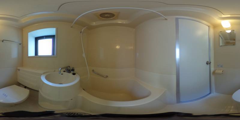 パノラマ画像バスルーム