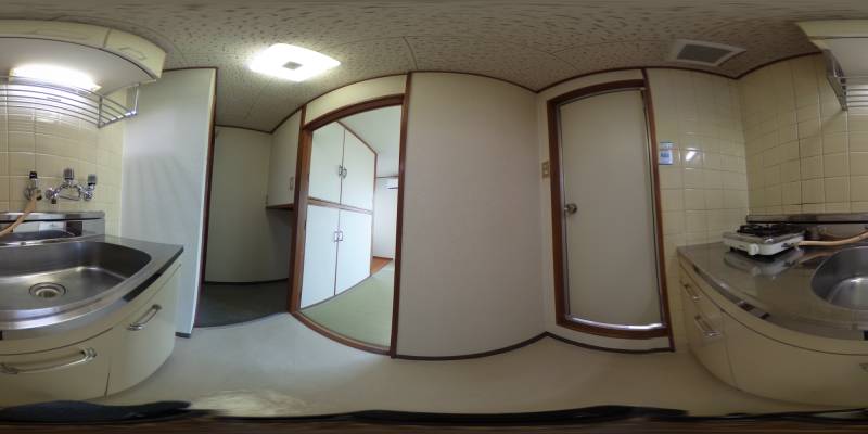 パノラマ画像キッチン