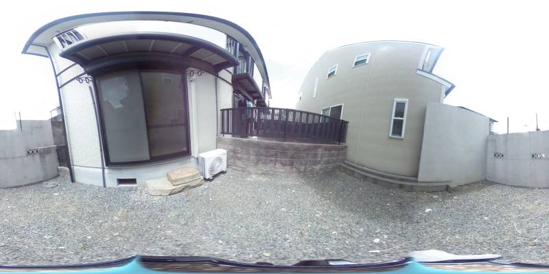 パノラマ画像庭