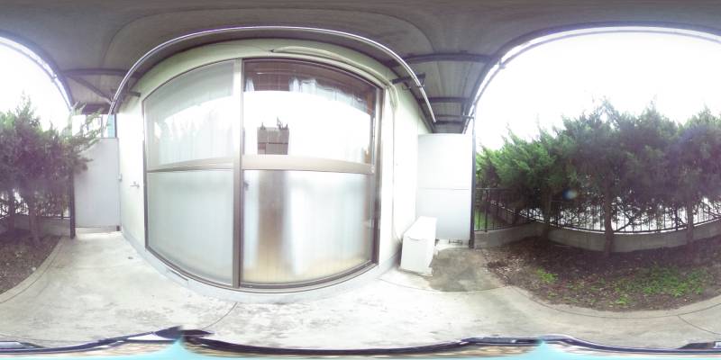 パノラマ画像庭