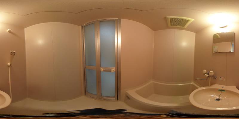 パノラマ画像バスルーム