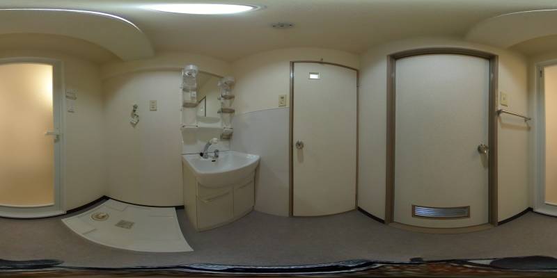 パノラマ画像洗面所