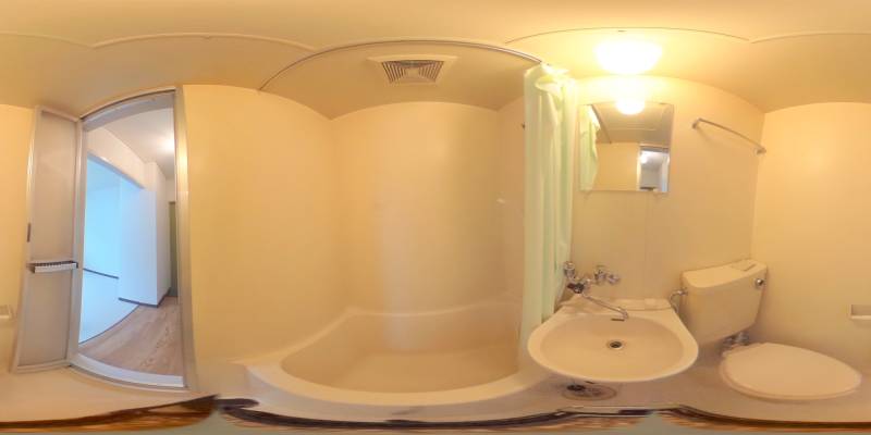 パノラマ画像バスルーム