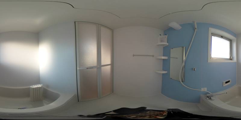 パノラマ画像バスルーム