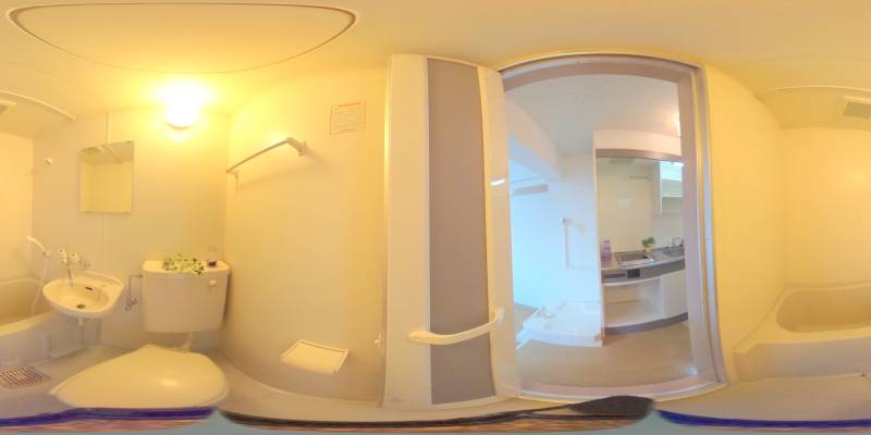 パノラマ画像バスルーム