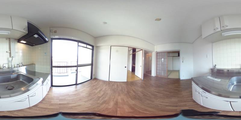 パノラマ画像キッチン