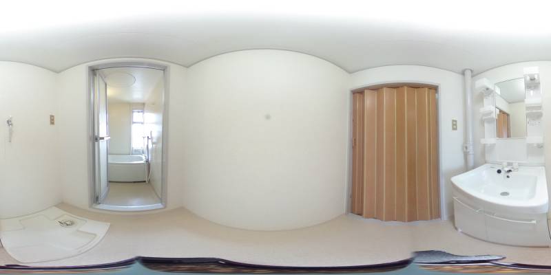 パノラマ画像洗面所