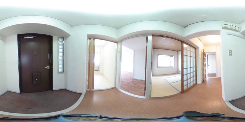 パノラマ画像玄関