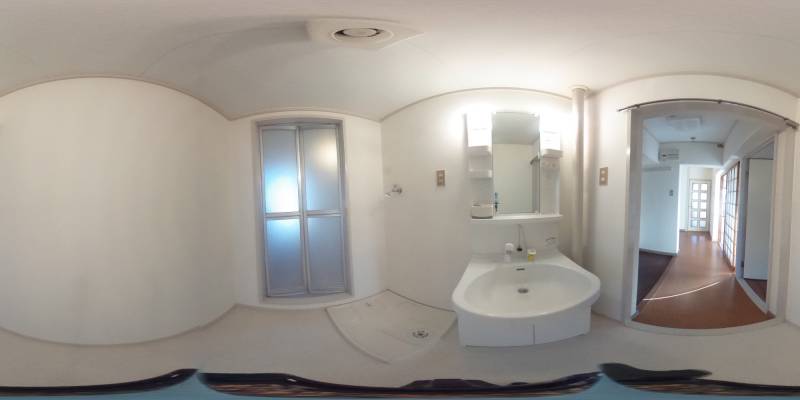 パノラマ画像洗面所