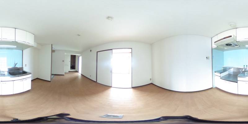 パノラマ画像キッチン