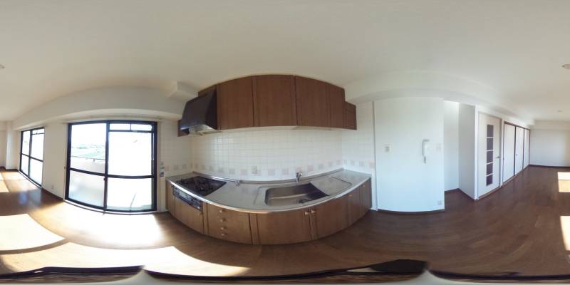 パノラマ画像キッチン