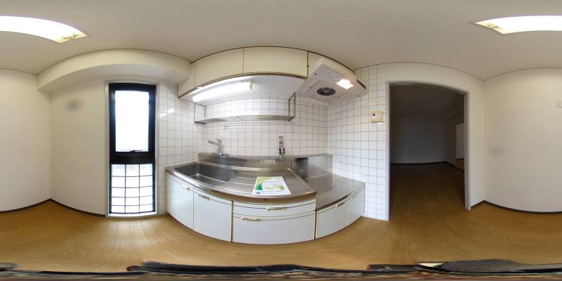 パノラマ画像キッチン