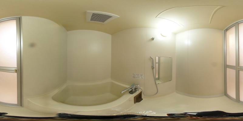 パノラマ画像バスルーム